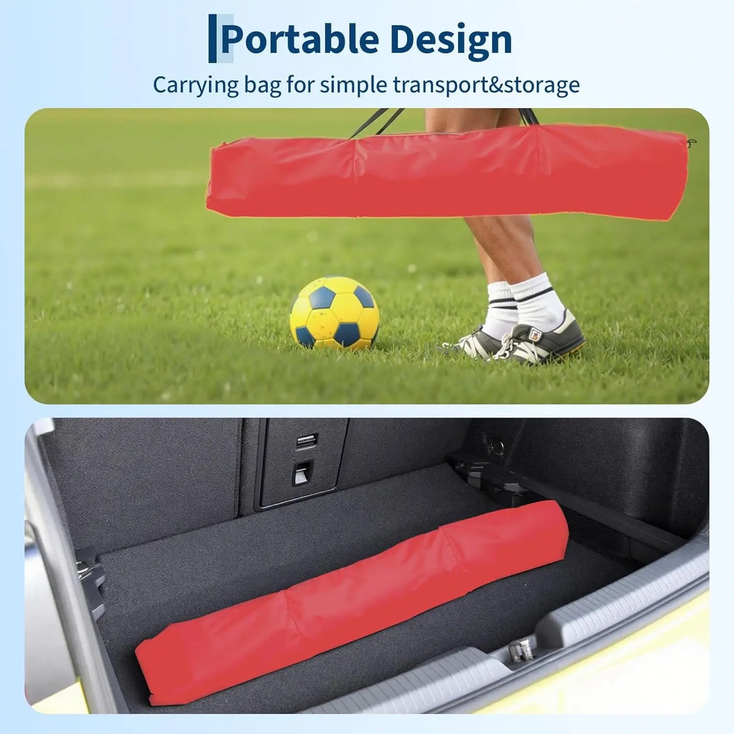 12x6 ft Steel Competition Soccer Goal