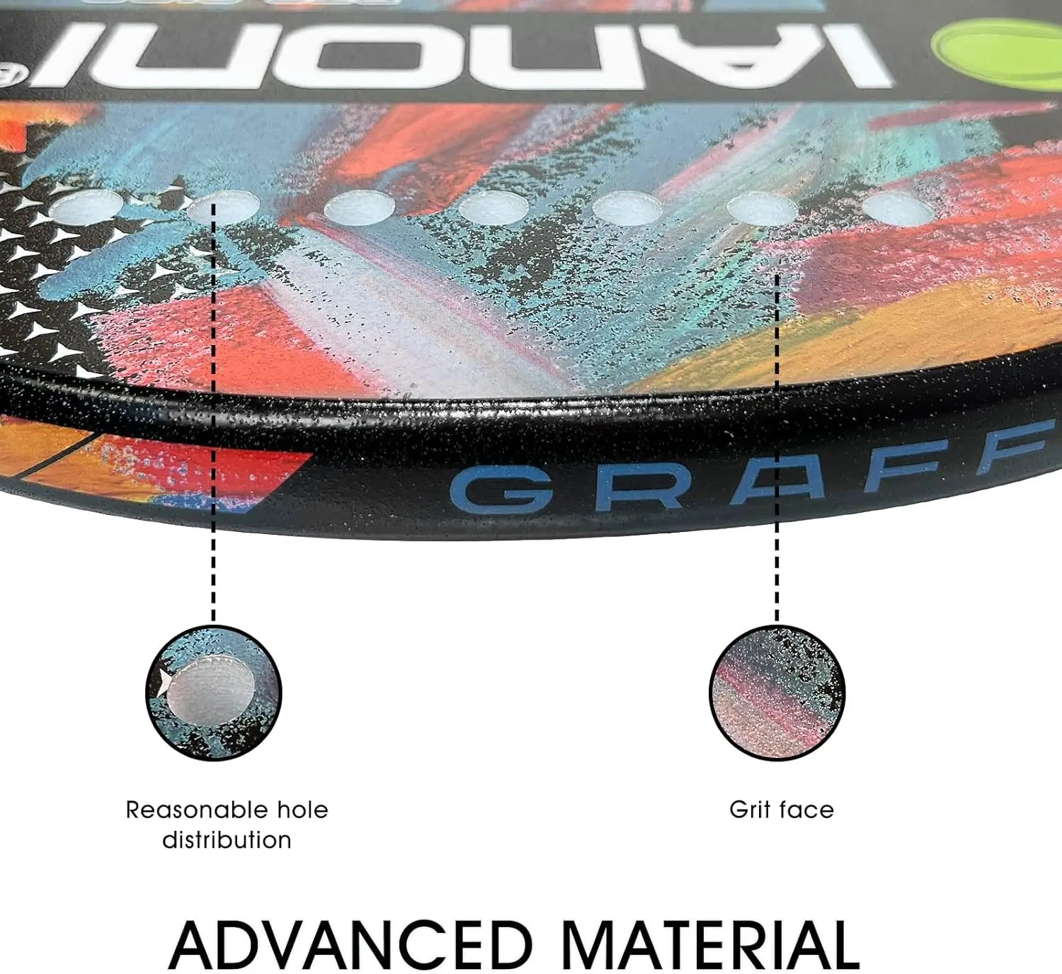 Beach Tennis Racket Carbon Fiber