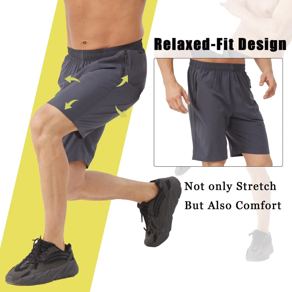 2 Pack Mens Basketball Quick Dry Shorts