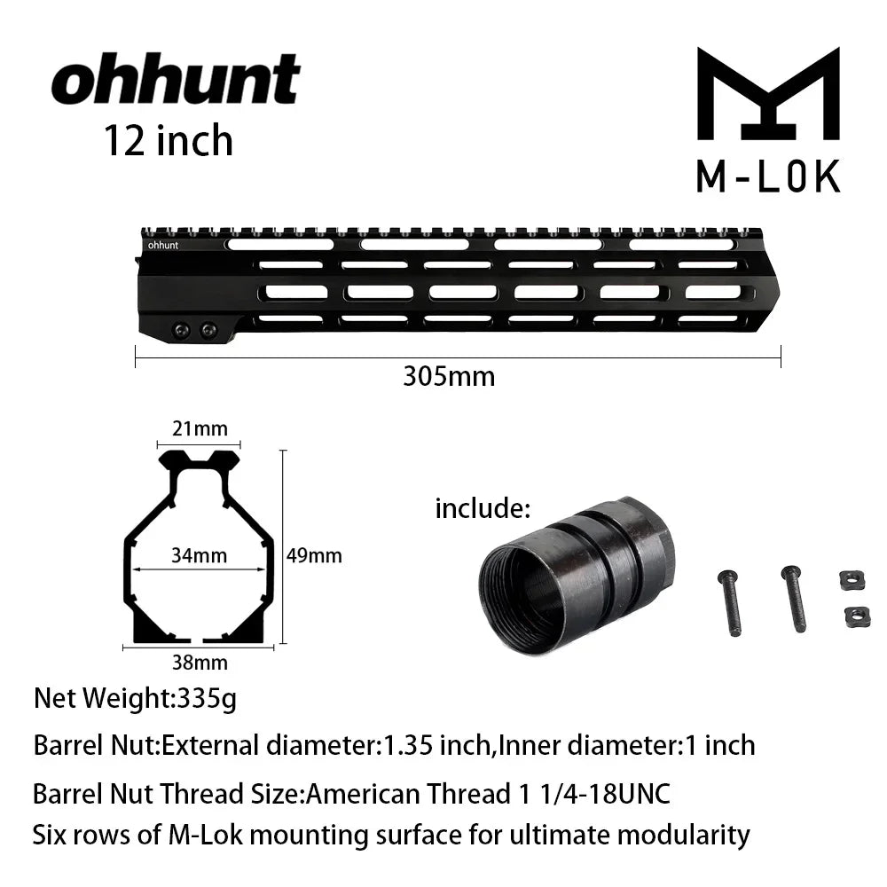 AR15 Free Float M-LOK Handguard