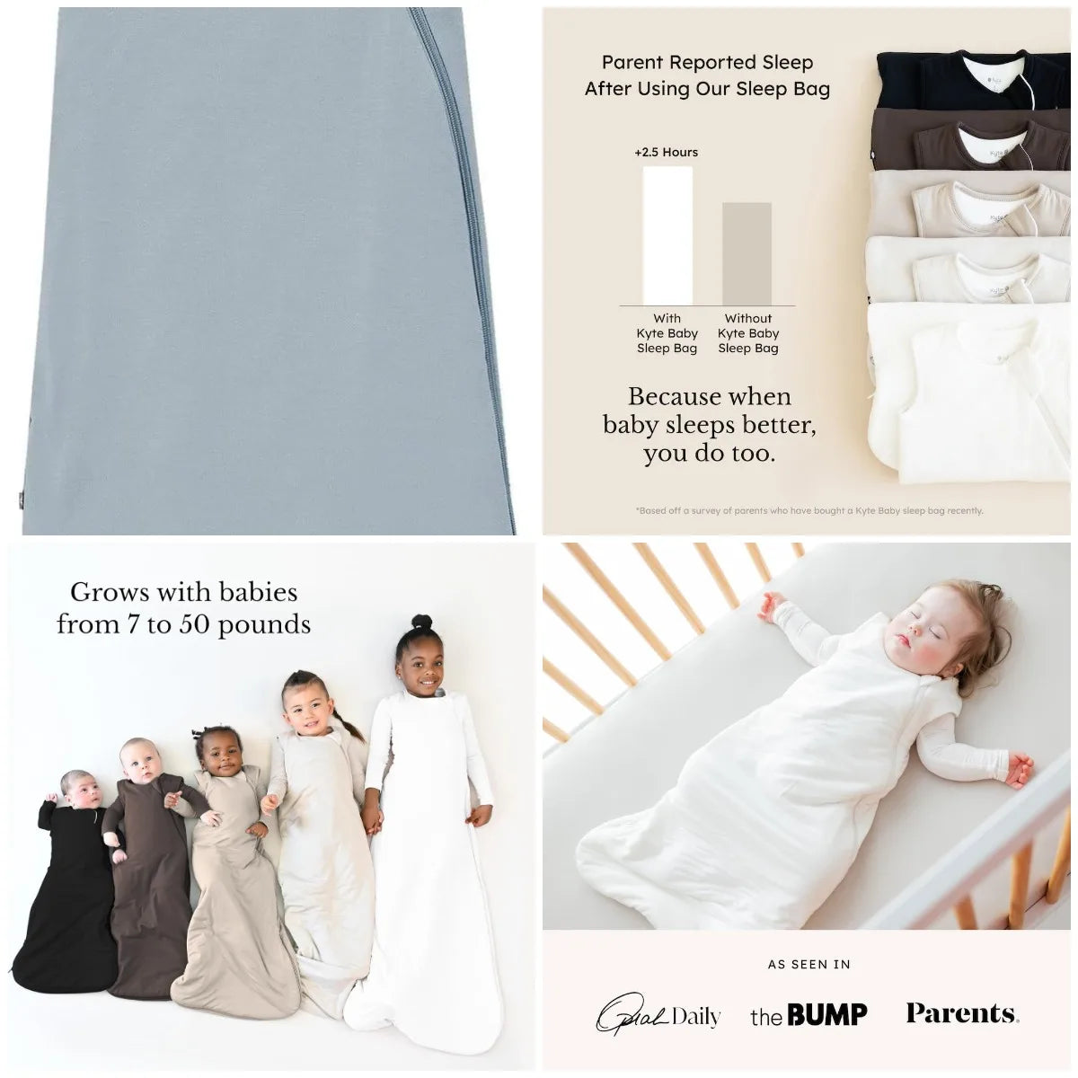 Bamboo Rayon Sleeping Bag for Babies