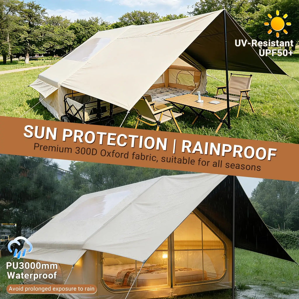 Inflatable Glamping Tent With Canopy