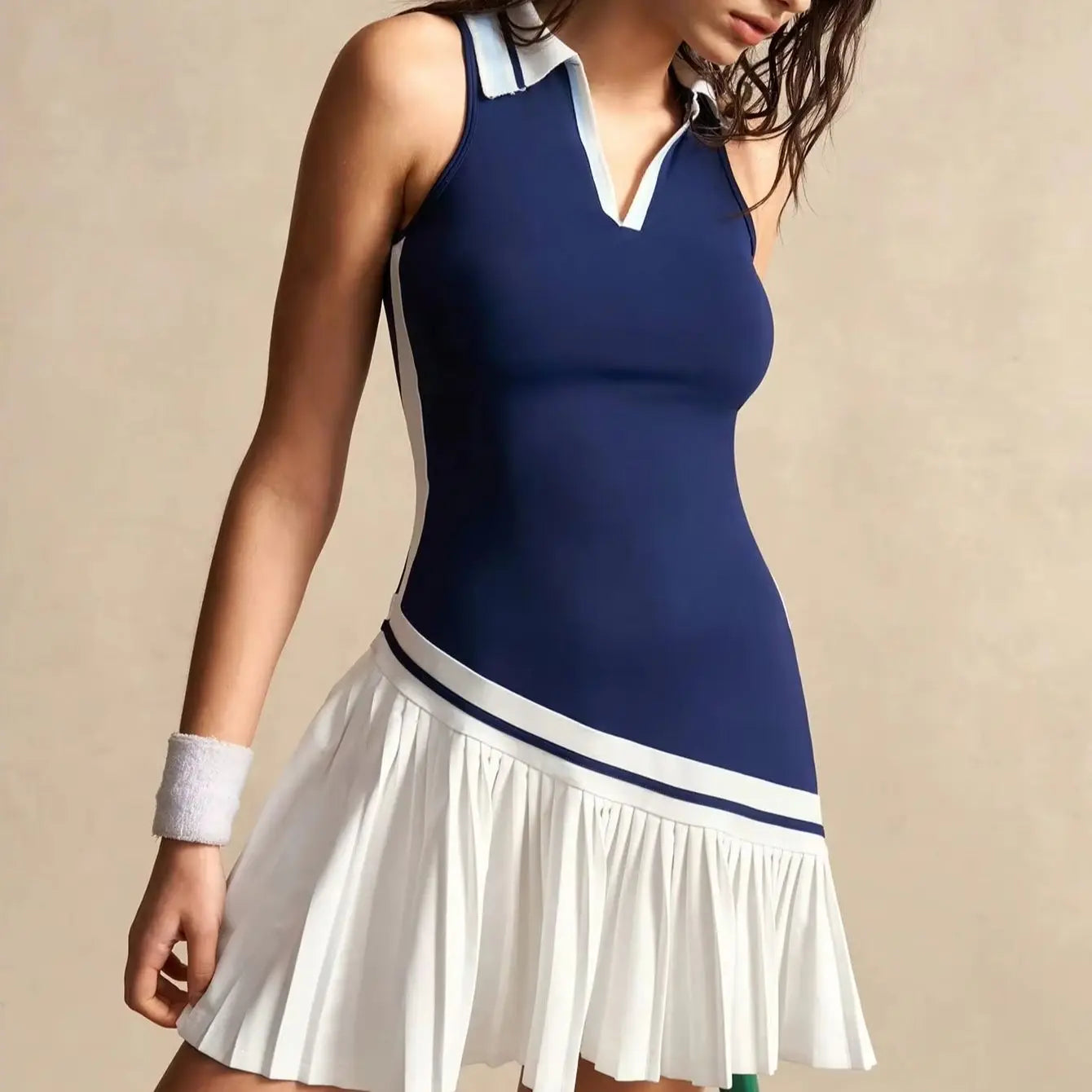 Women's Sporty Tennis Skirt Dress