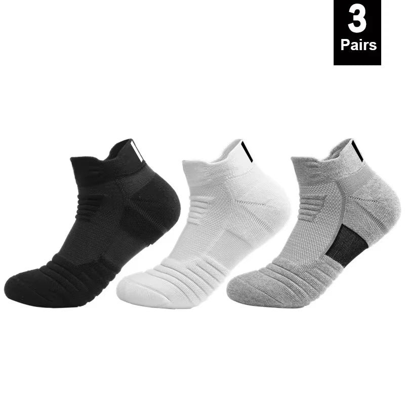 1/3 Pairs Anti-slip Football Basketball  Socks