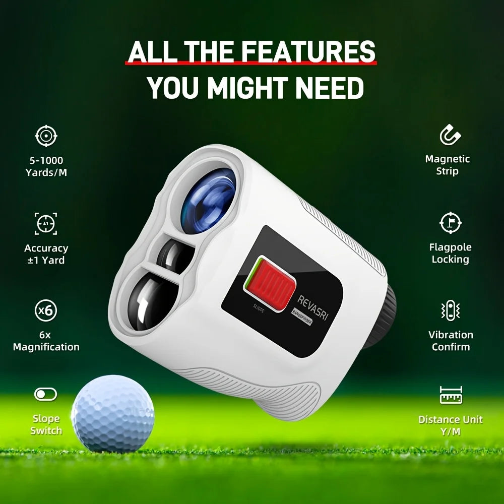 Golf Rangefinder Featuring Slope Measurement