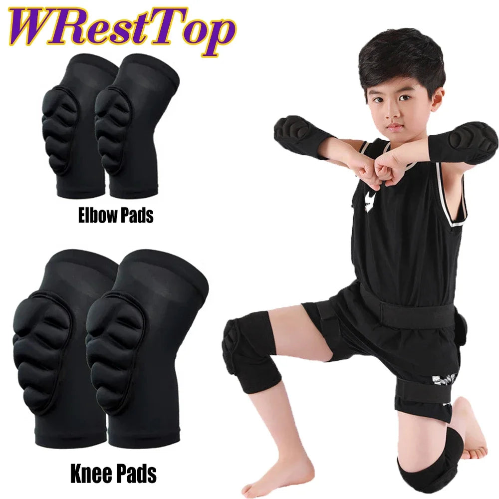 Kids Knee Pads Elbow Compression Sleeves Guard