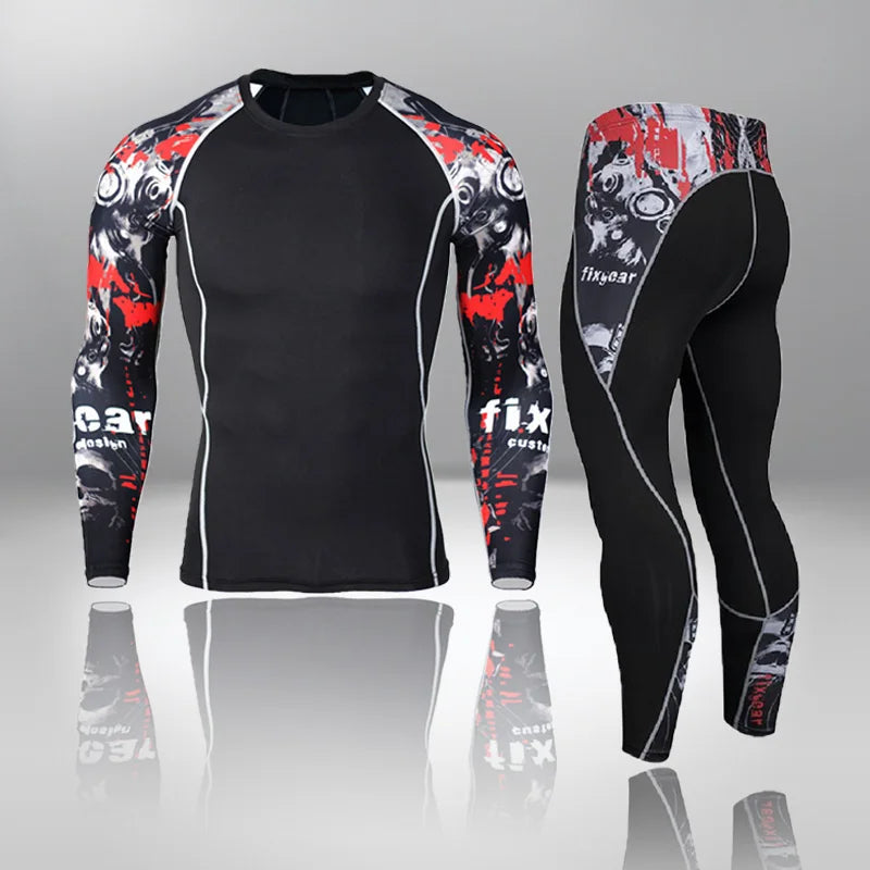 Thermo Underwear Men Clothing Long Johns Sets