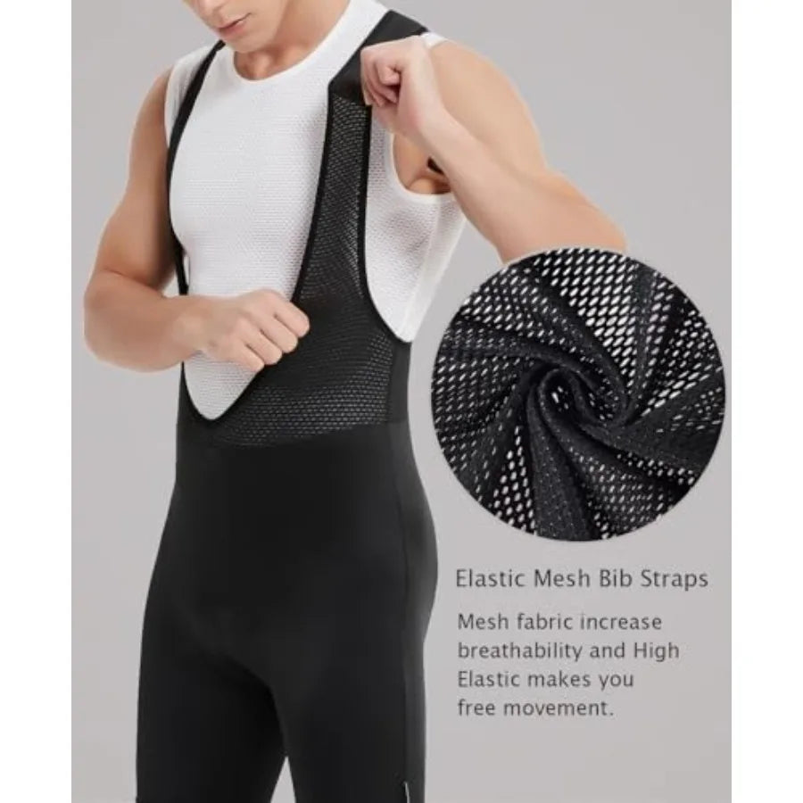 Men's Cycling Bib Shorts 4D Padded