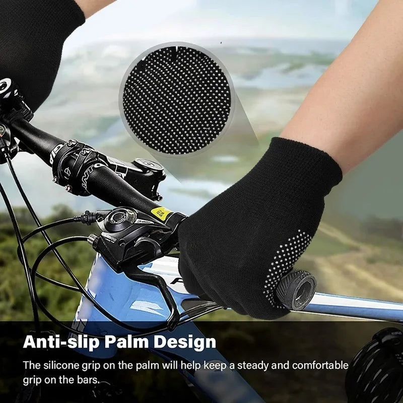 Non-slip Touchscreen Nylon Gloves Men Women