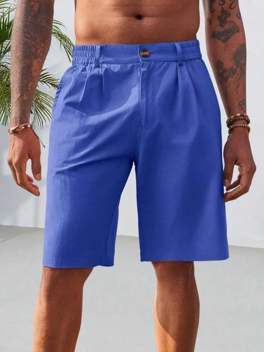 Mens Golf Shorts Flat Front