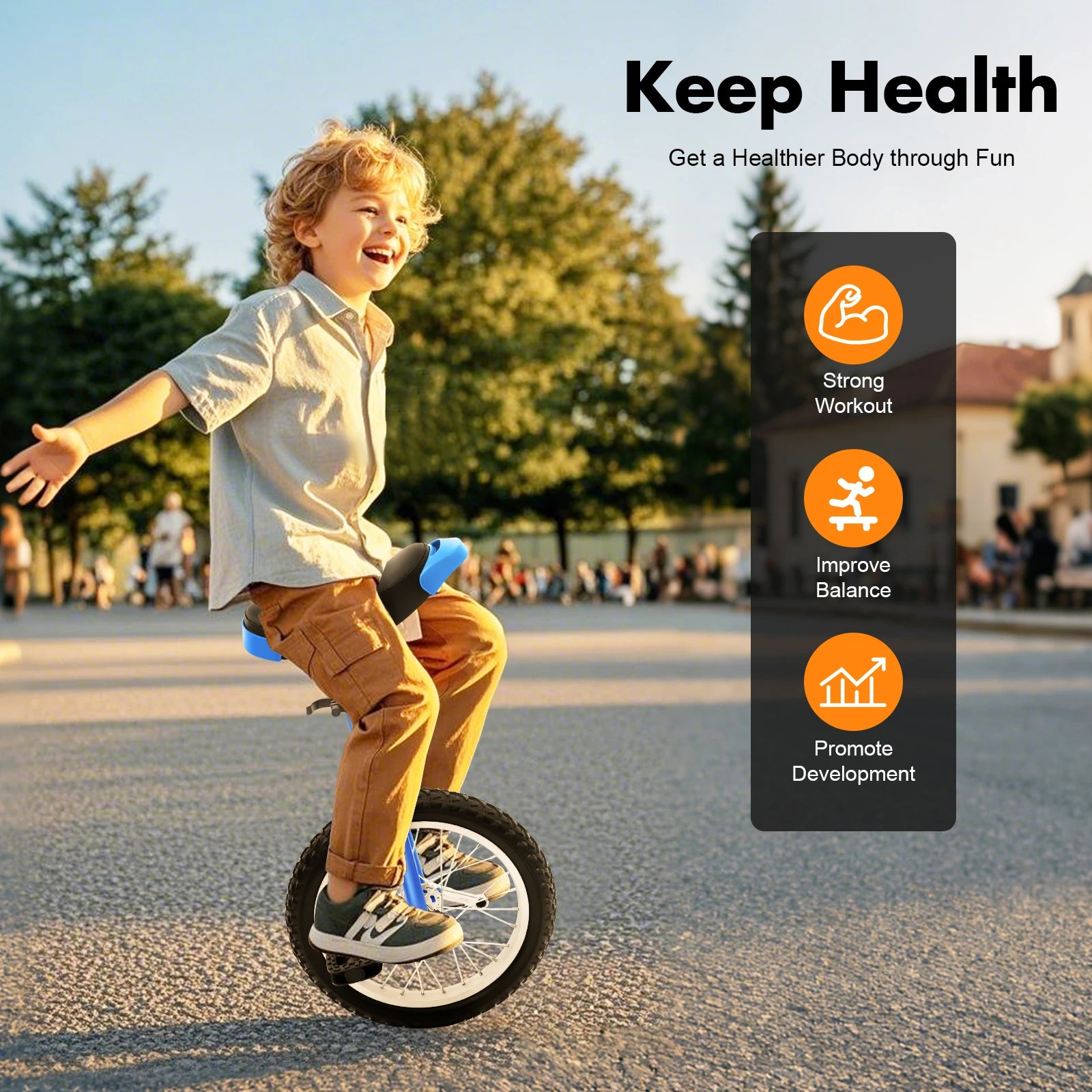 16 Inch Unicycle 110lbs Capacity