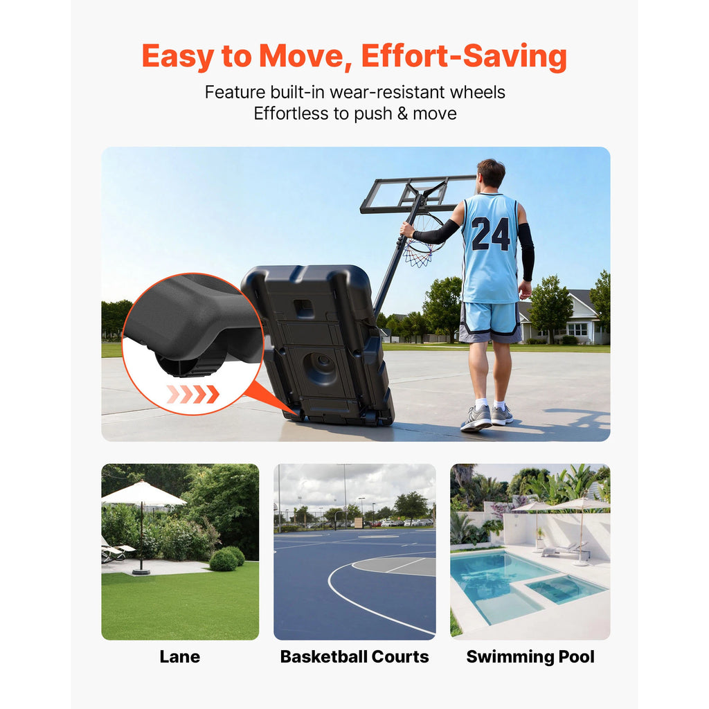 Portable Basketball Stand 10 ft Height