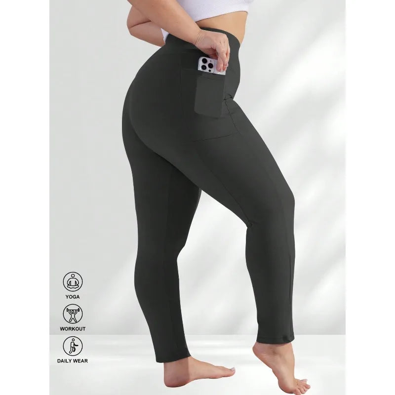 Women Yoga Pants 6 Pack Plus Size