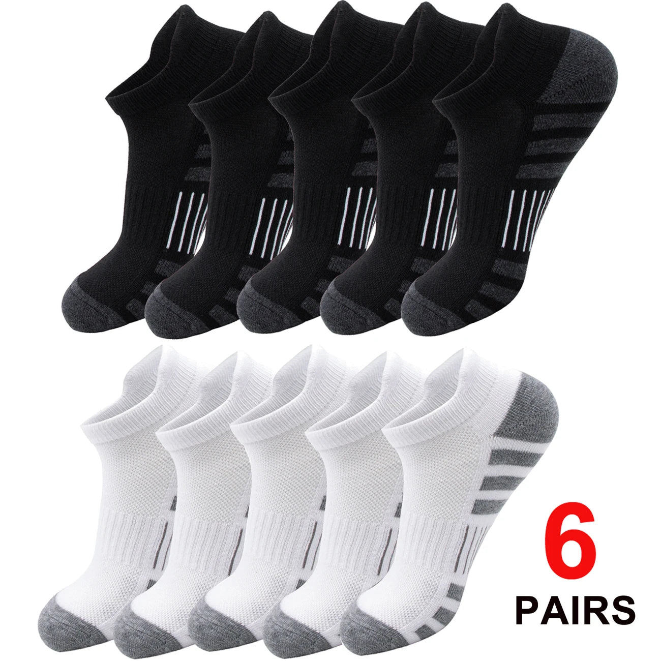 6/24 Pr Ankle Socks For Men And Women