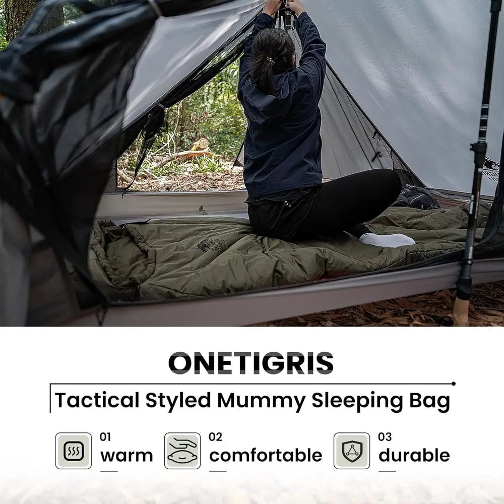 Mummy-Shaped Sleeping Bag
