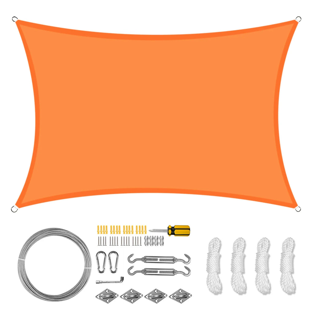 Rectangle Sun Shade Sail Canopy Awning