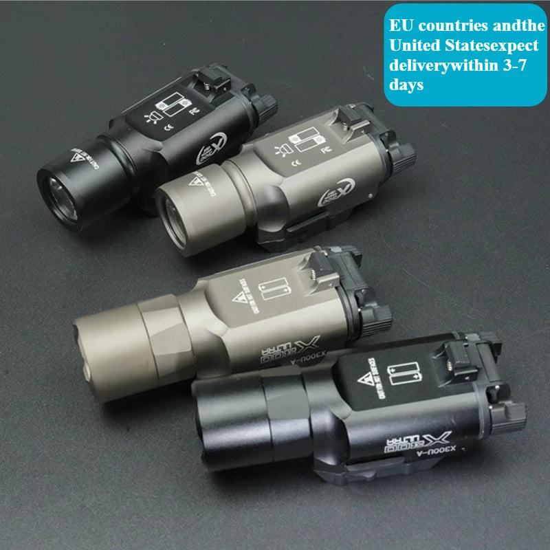 Metal Pistol Gun 500Lumen LED Ligh