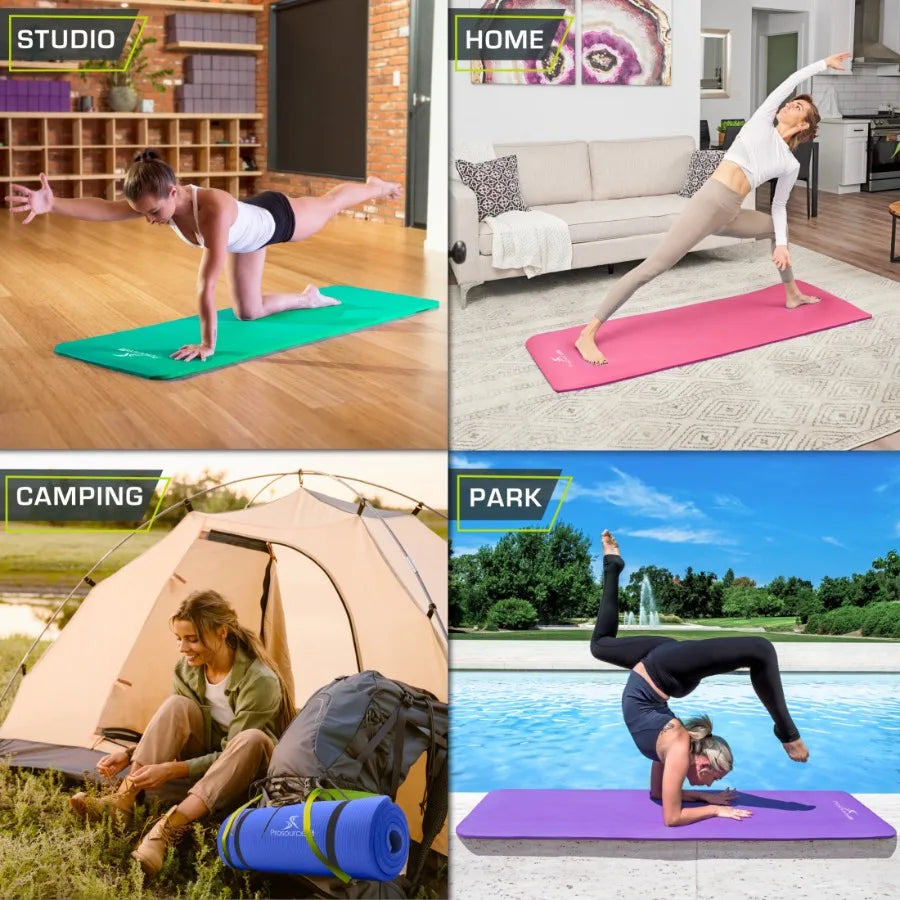 Extra Thick Yoga and Pilates Mat