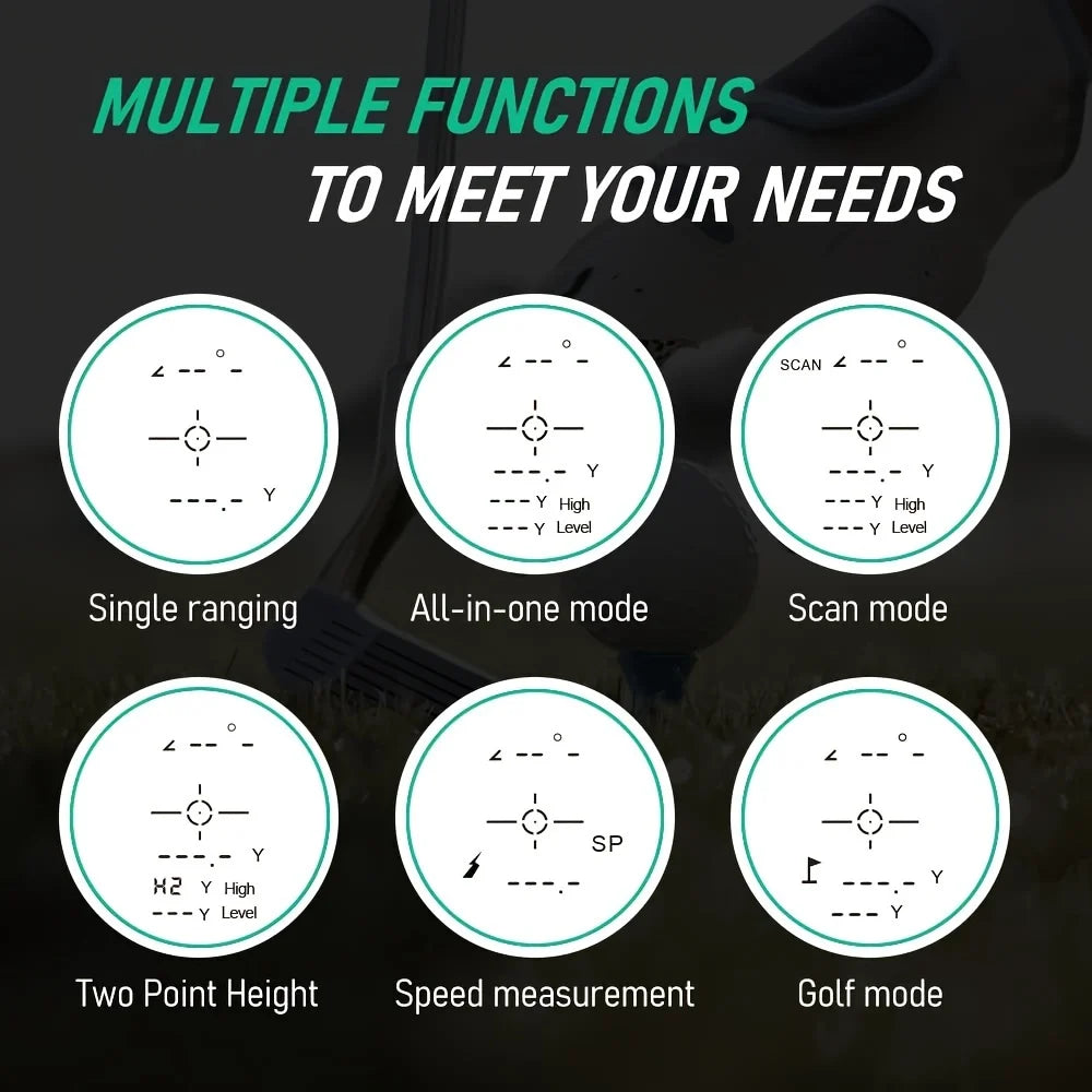 600Yds Multifunctional Golf Rangefinder