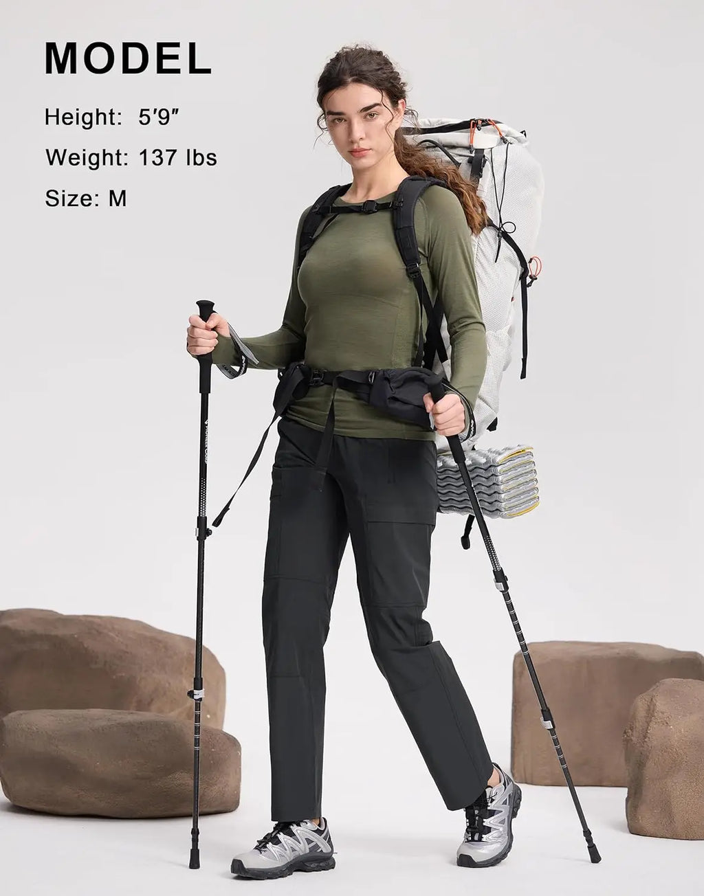 Women's Cargo Hiking Pants Packable