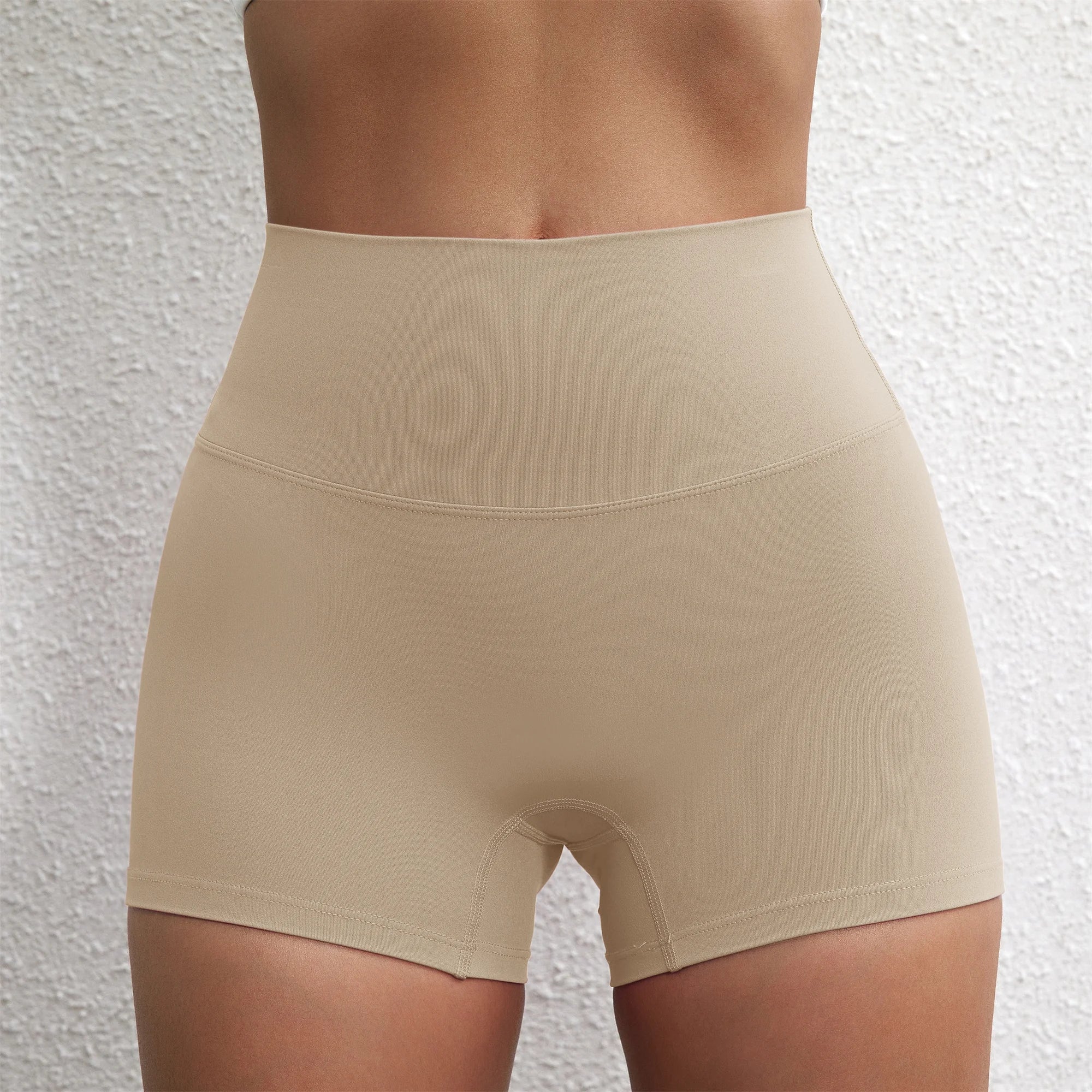Solid Color Women Gym Sport Short