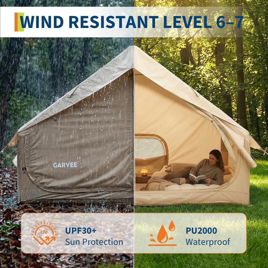 Inflatable Camping Tent –  Shelter for 6
