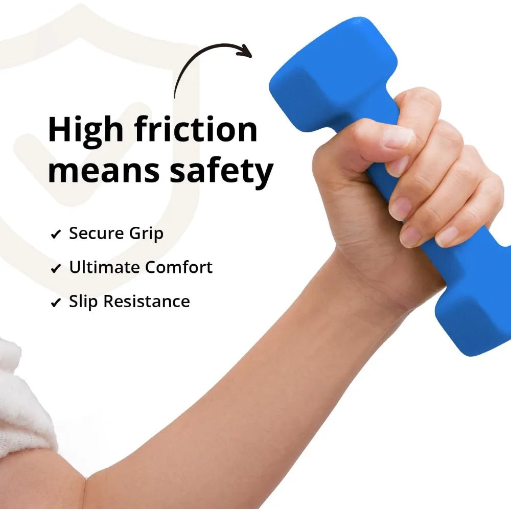Hex Dumbbells with Neoprene Coating