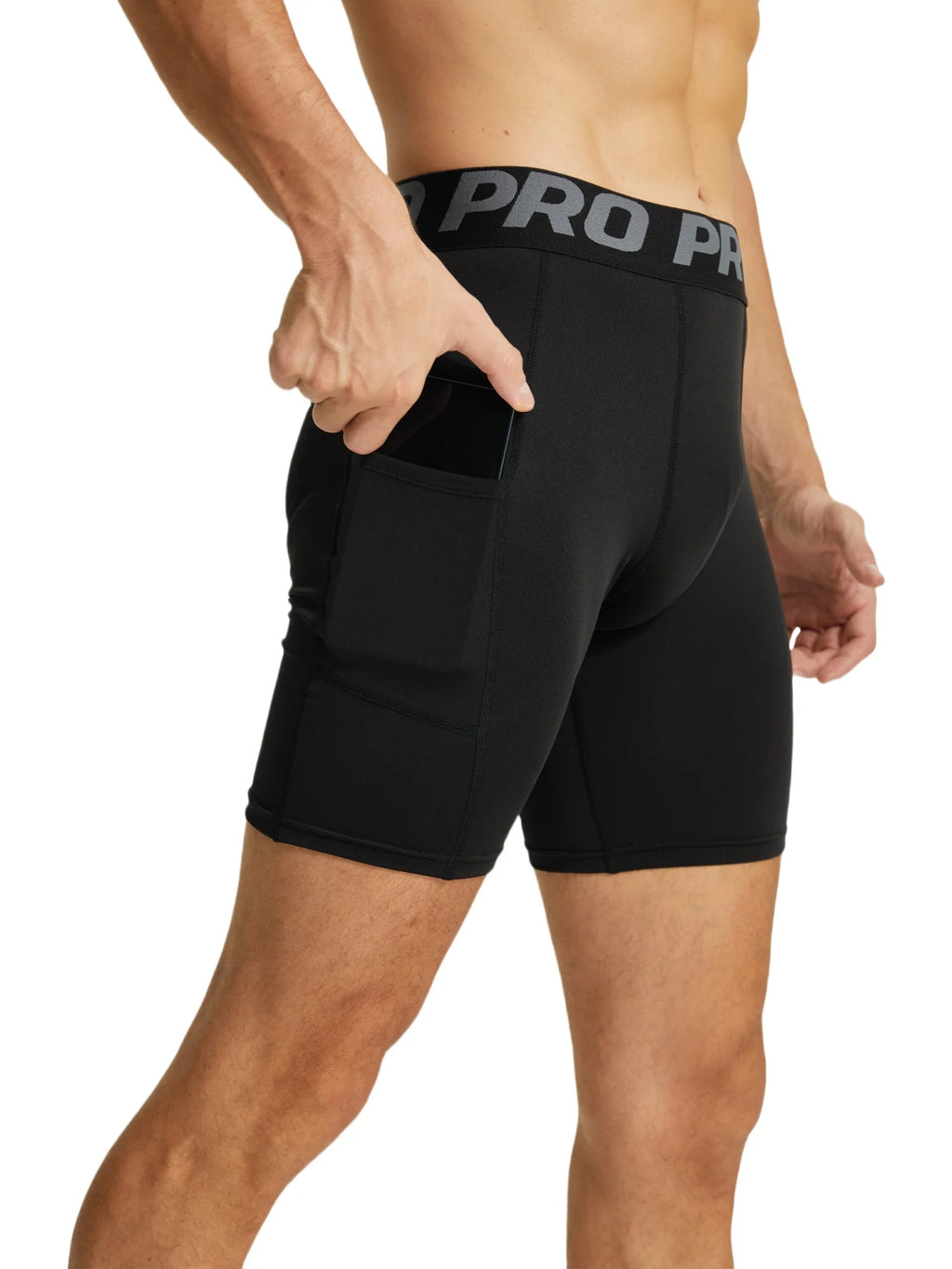 Men's Compression Shorts with Pocket