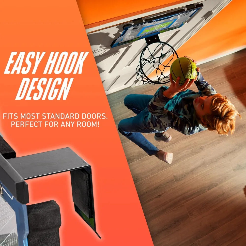 LED Over The Door Mini Basketball Hoop