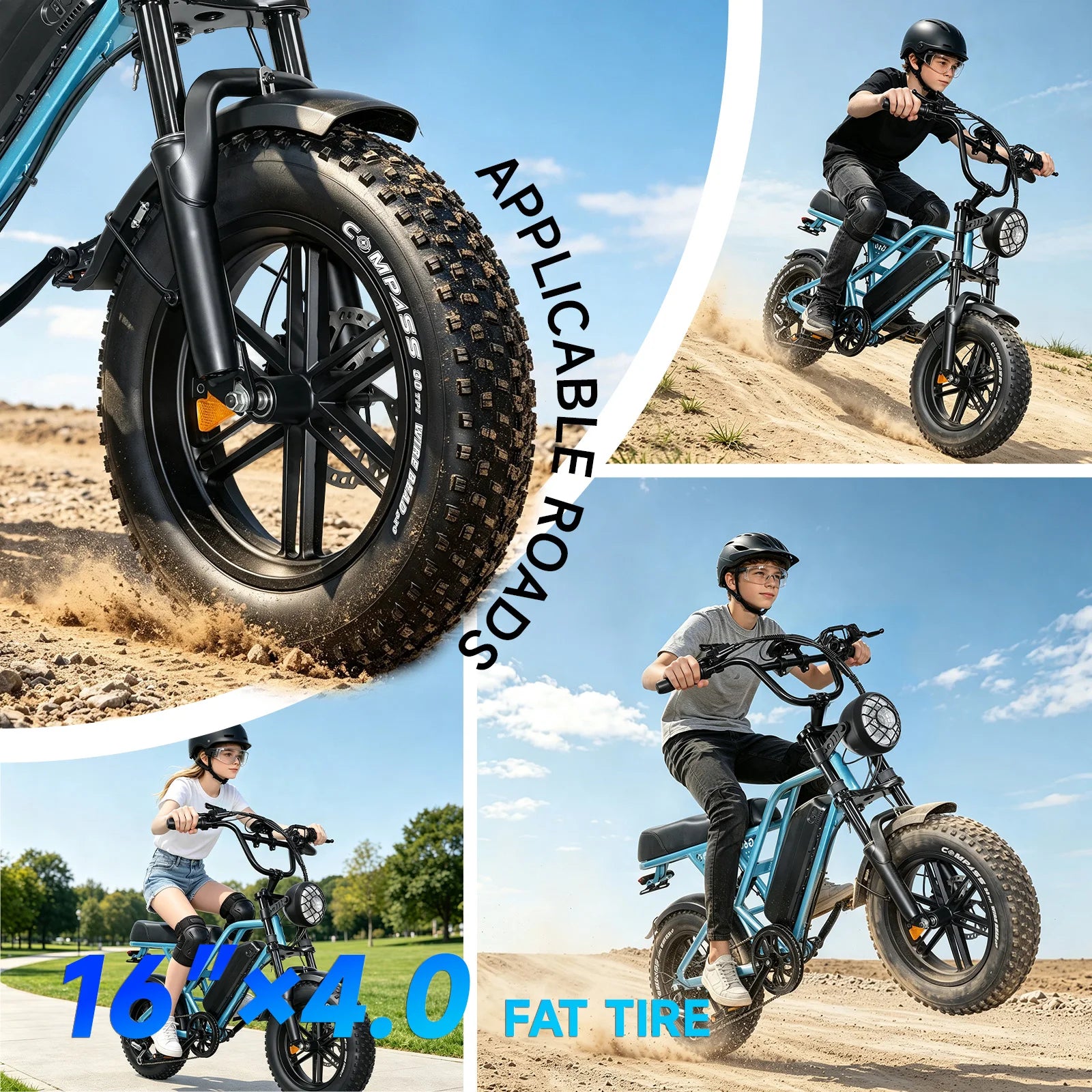 500W Mountain Ebike 36V 13Ah Lithium Battery 28MPH Max Speed 50Miles Long Range Adult Off Road Electric Mountain Bike 16 inch mini