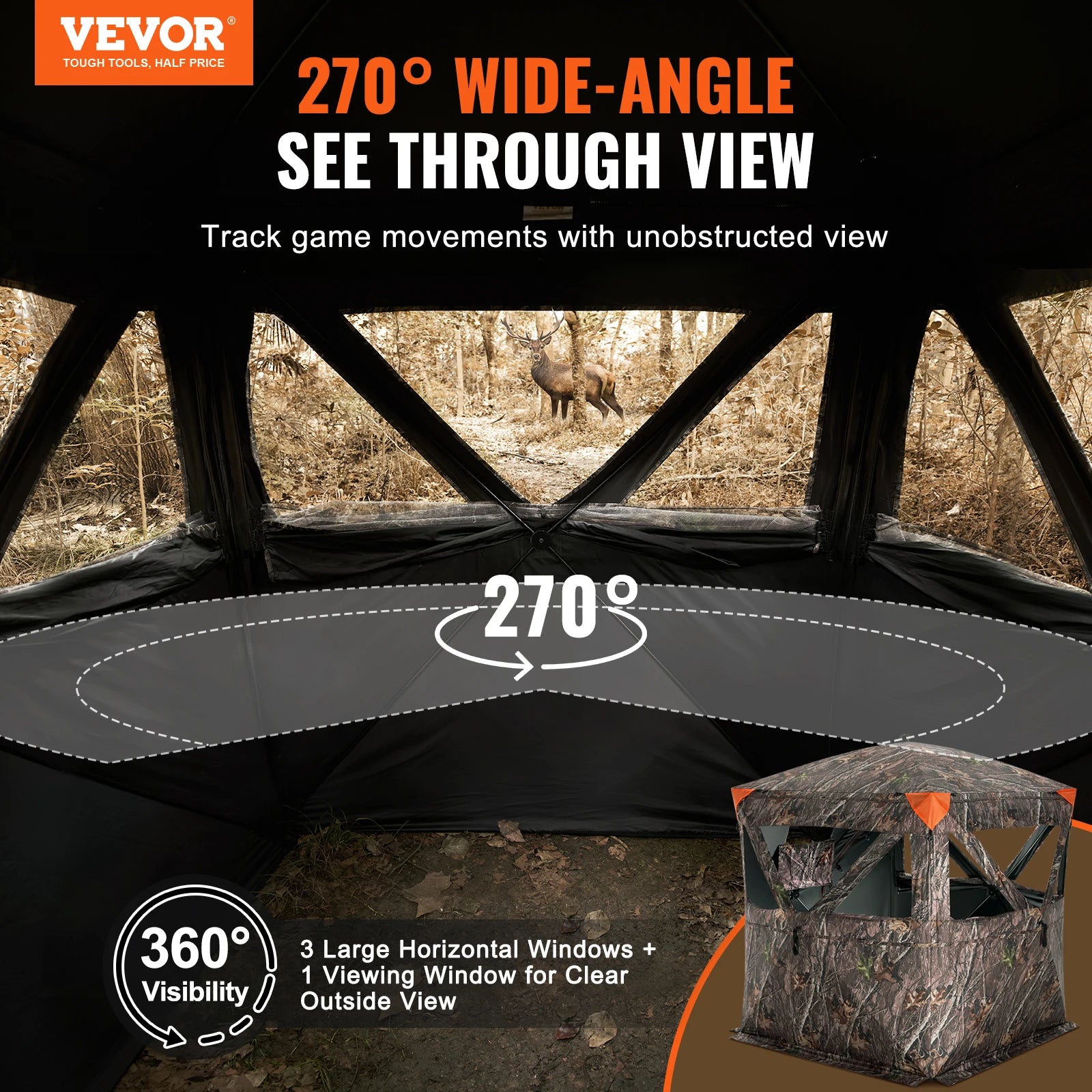 Pop Up Deer Blind for Hunting