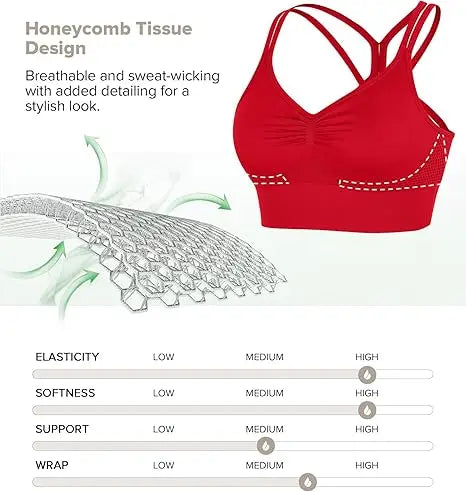 Workout Yoga Bra Top High Elasticity