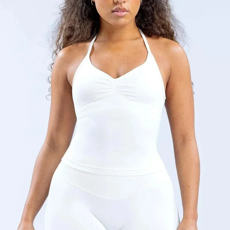 Open Back Yoga  Women's Fitness Tank Top