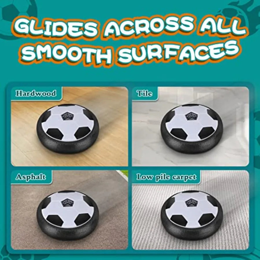 2 Pack Hover Soccer Ball with 8 Pcs Batteries