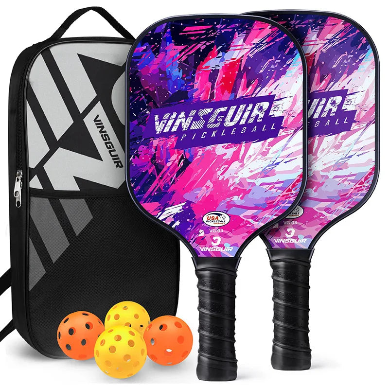 Pickleball Paddles Set Fiberglass
