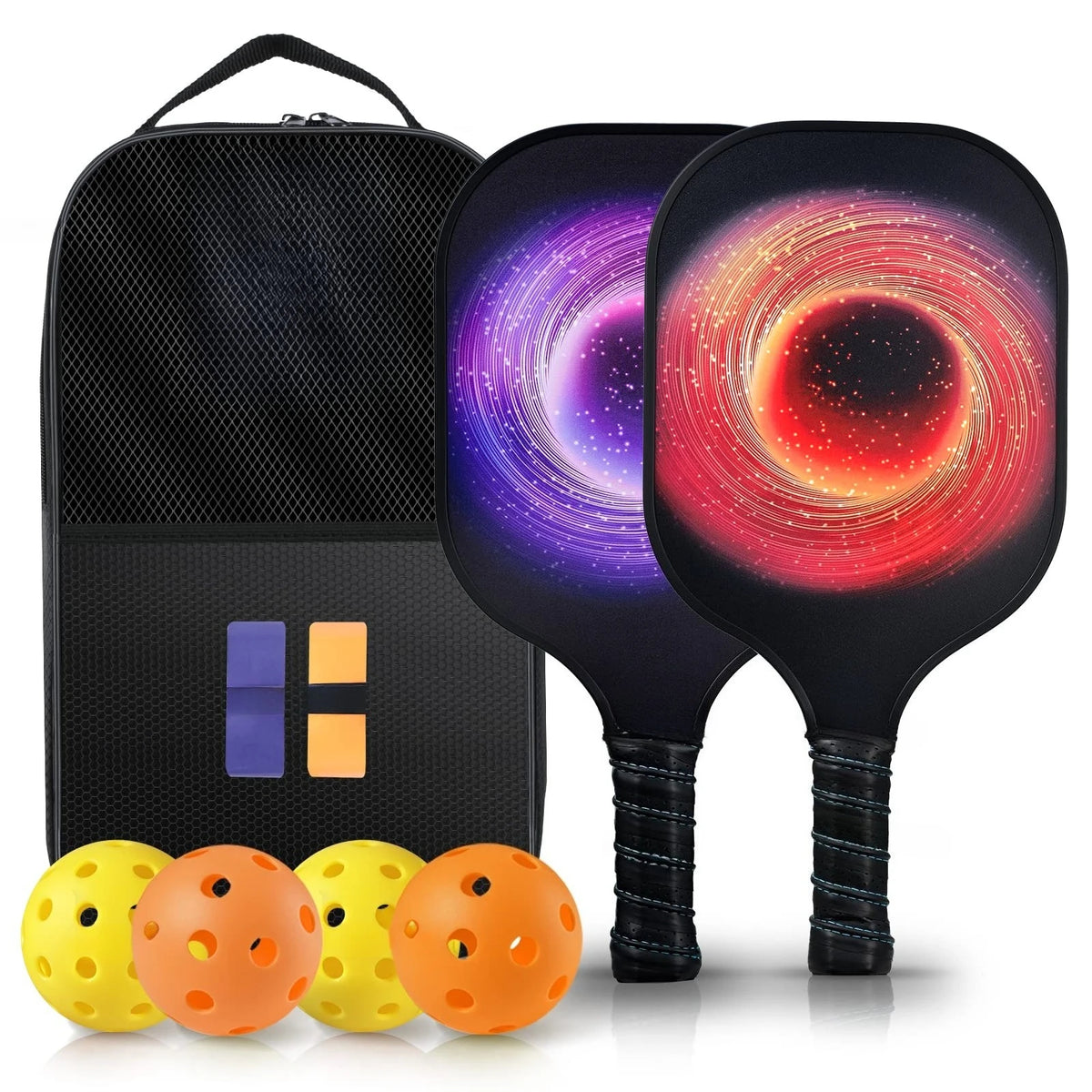 2 -4 Pack USAPA Approved Fiberglass Pickleball Paddles Set