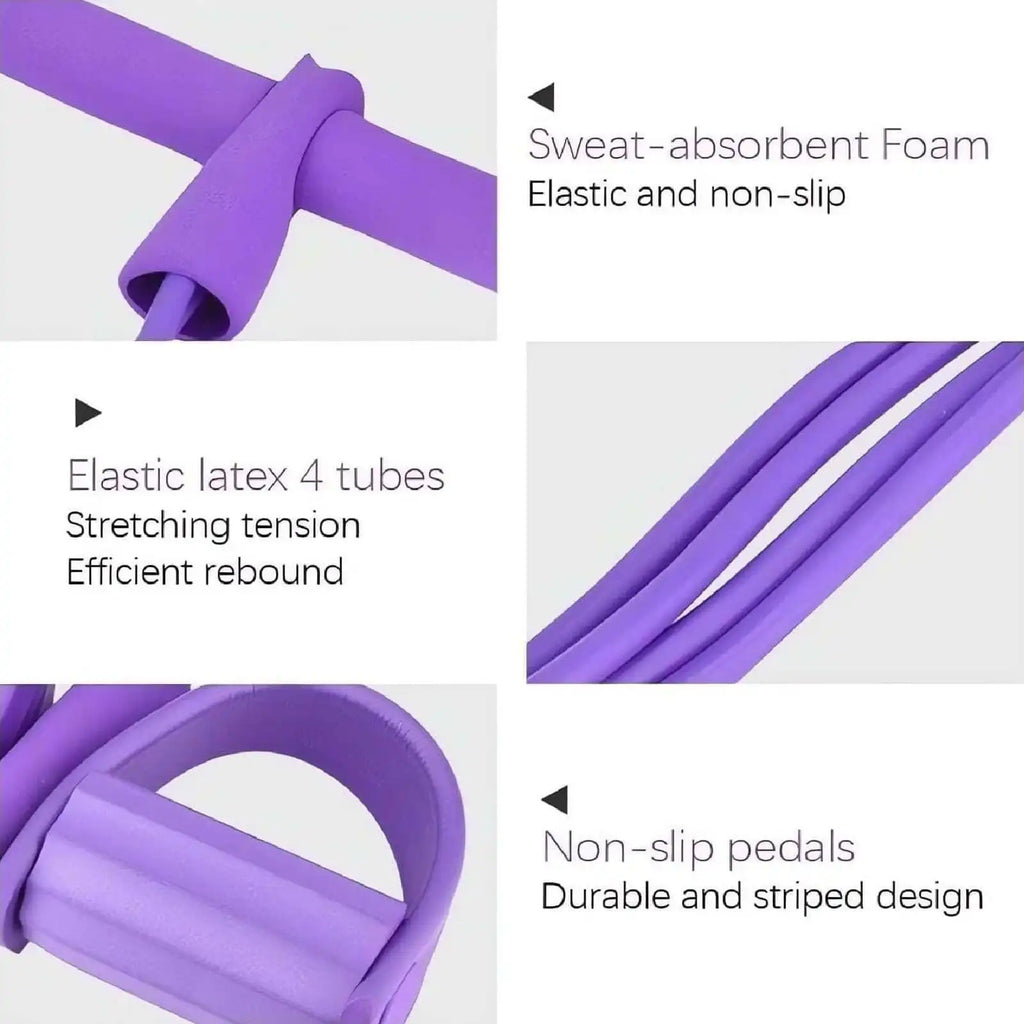 6 Tubes Pedal Resistance Band