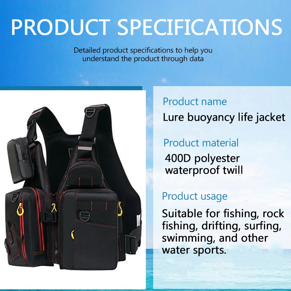 Multi-Functional Life  Vest For Fishing