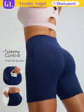 Women's High Waist Tight Cycling Shorts