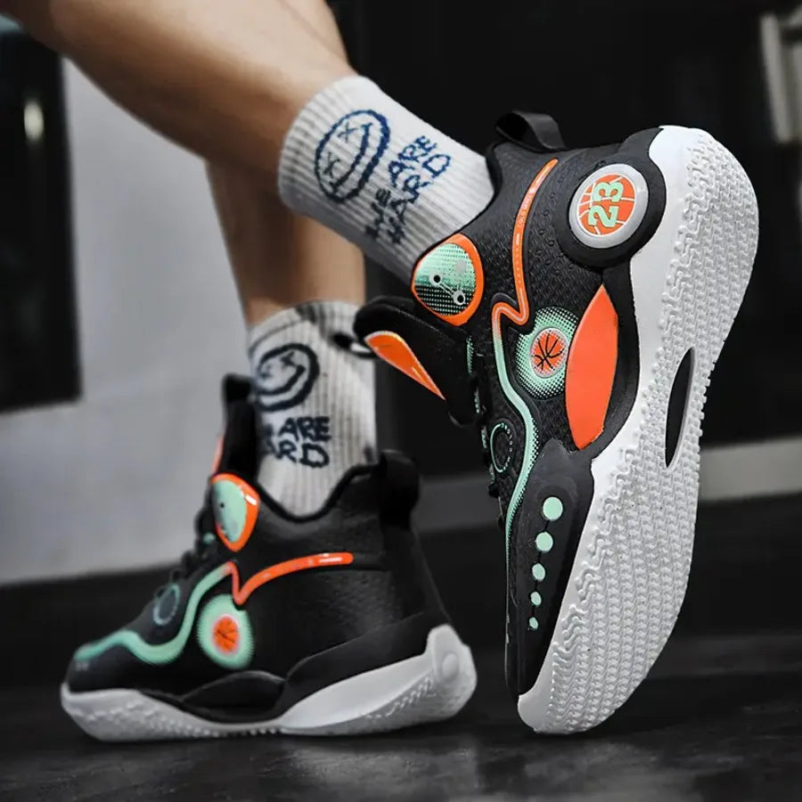 New High-Top Basketball Shoes for Men