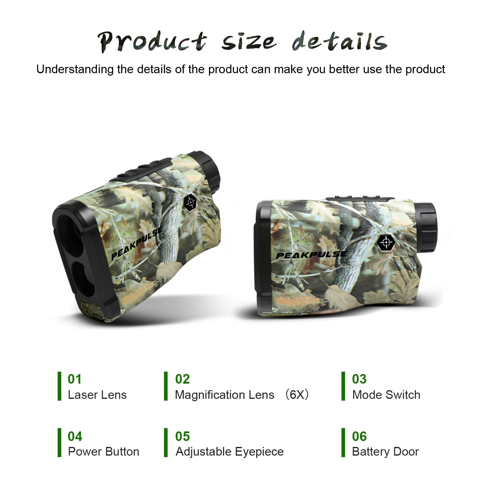 Hunting Golf Rangefinder 1300 Yards