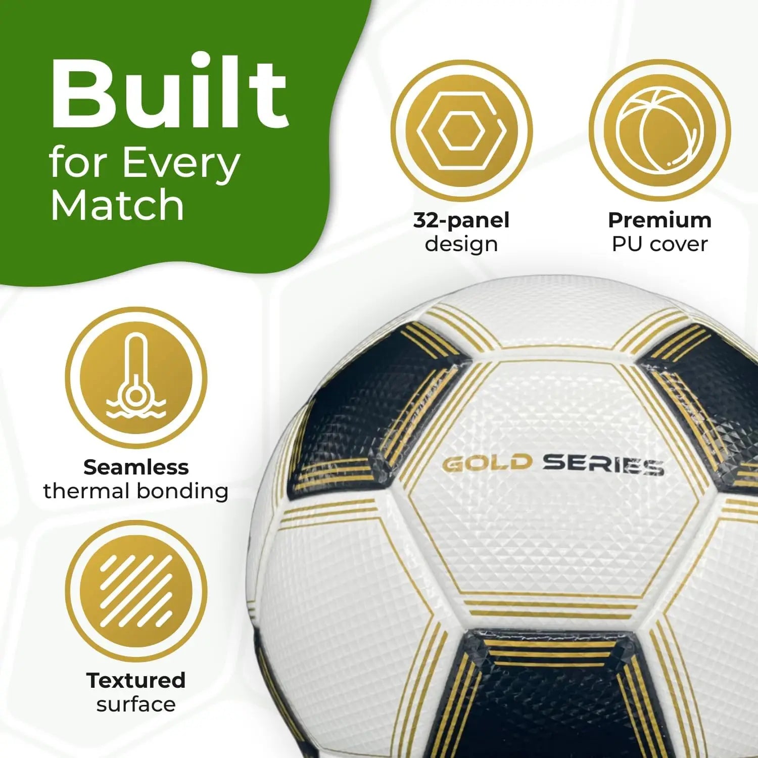 Gold Series Soccer Ball Size 5
