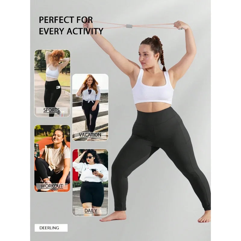 Women Yoga Pants 6 Pack Plus Size