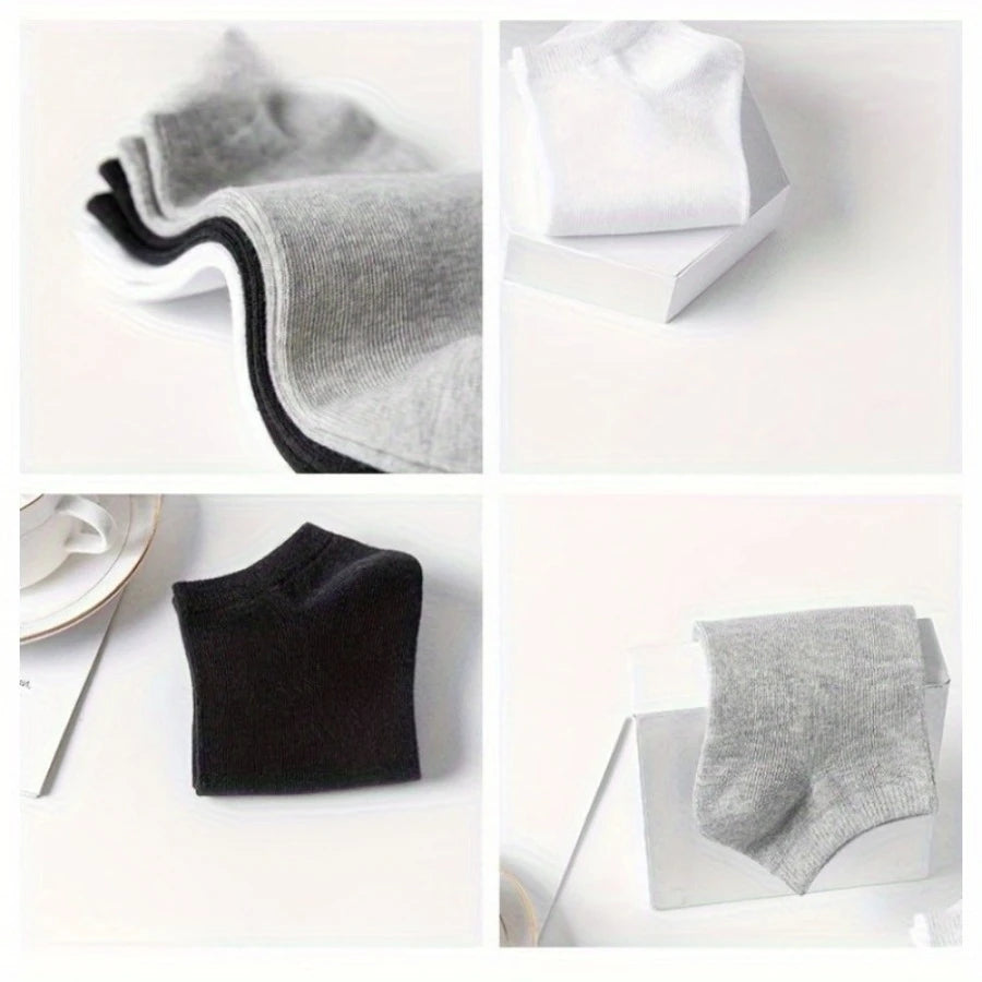 10 Pairs of Thin Unisex Ankle Socks
