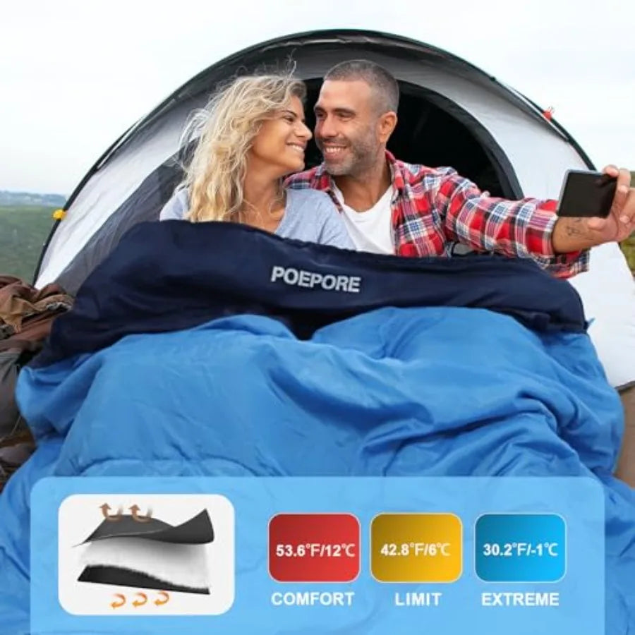 Double Sleeping Bag Flannel