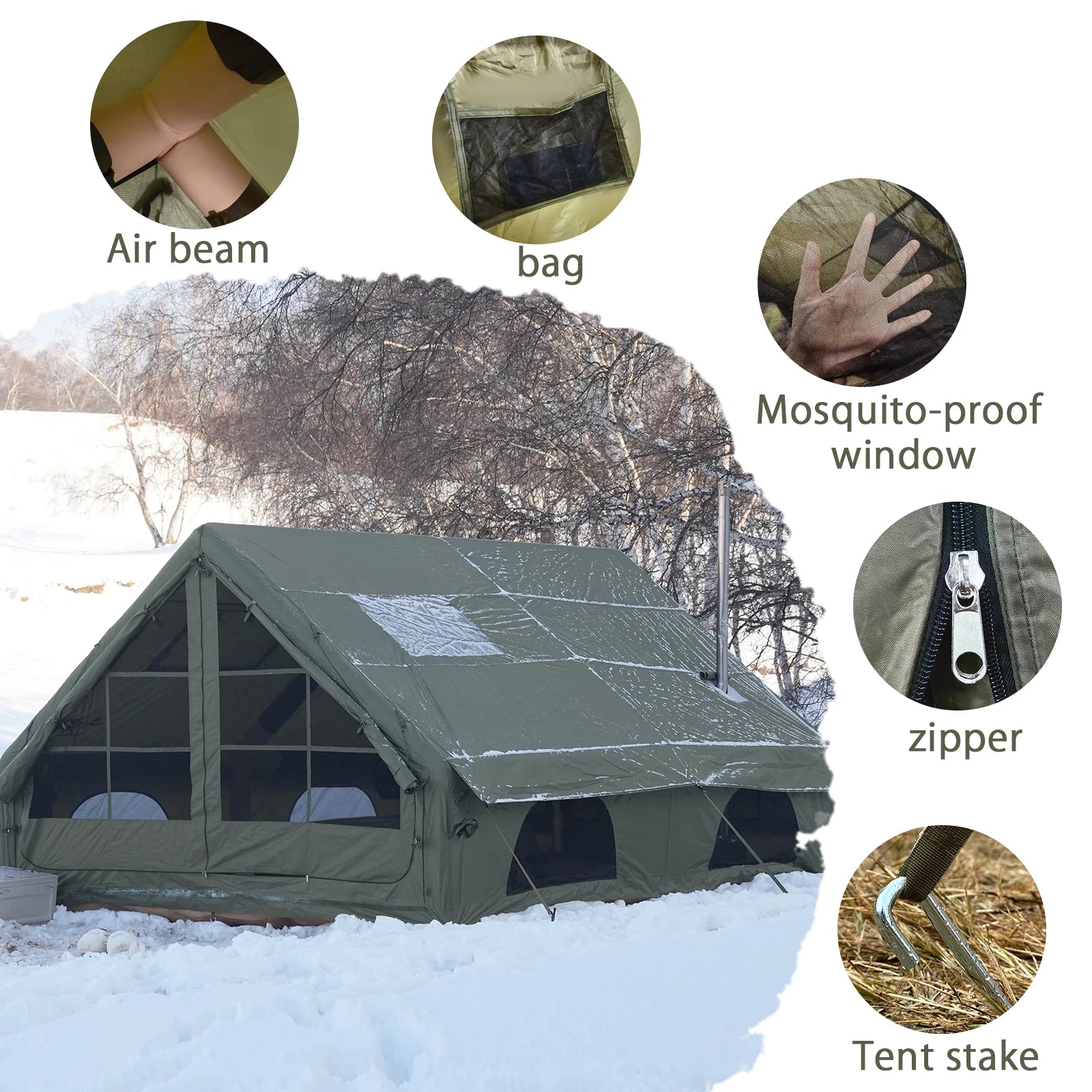 Quick Setup Inflatable Camping Tent