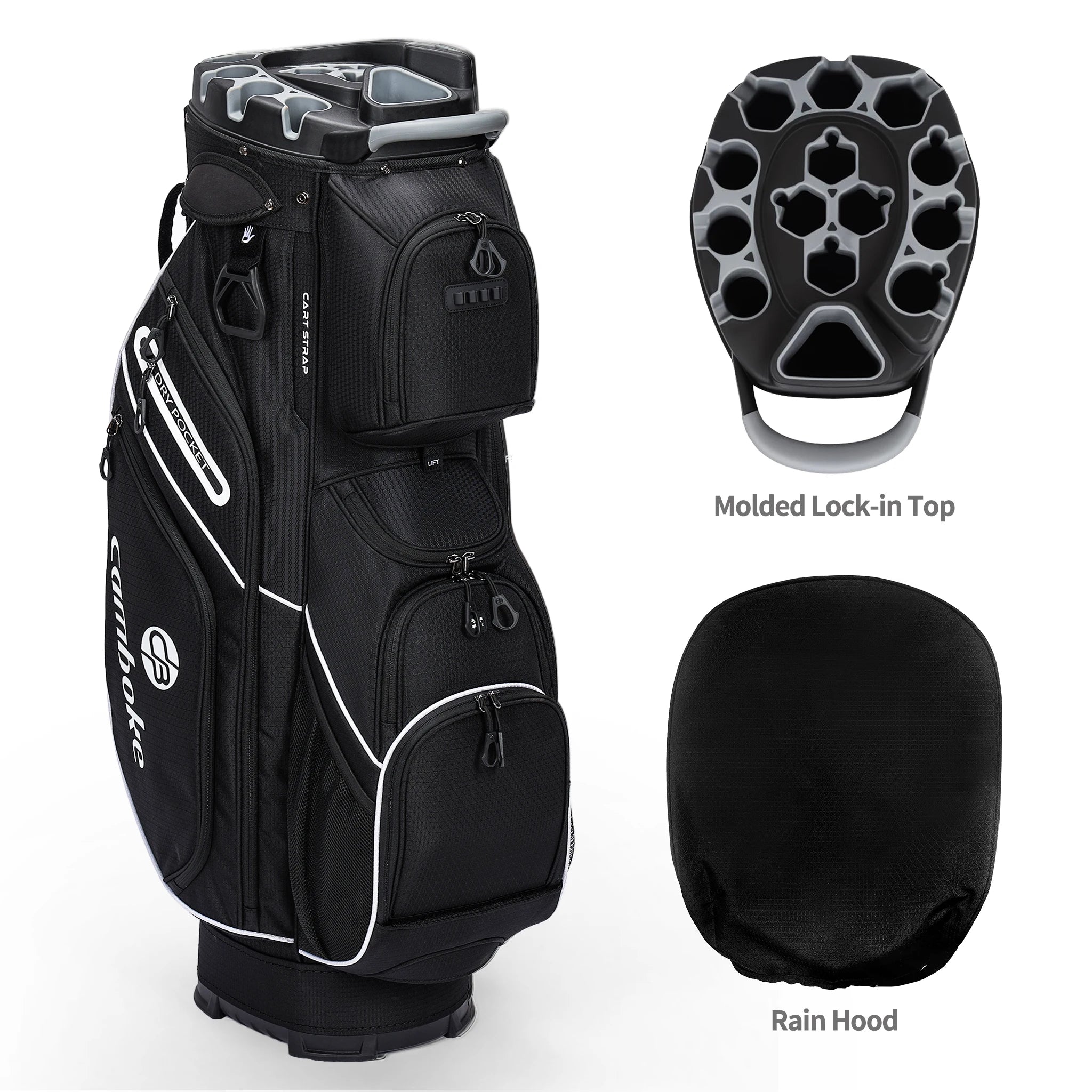 14 Way Full Length Dividers Golf Cart Bag