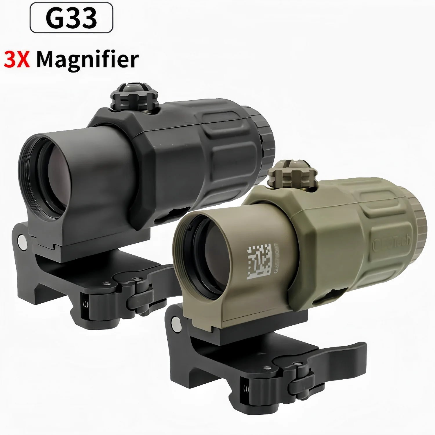 Tactical  Sight Fixed 3X 5X Magnifier Scope