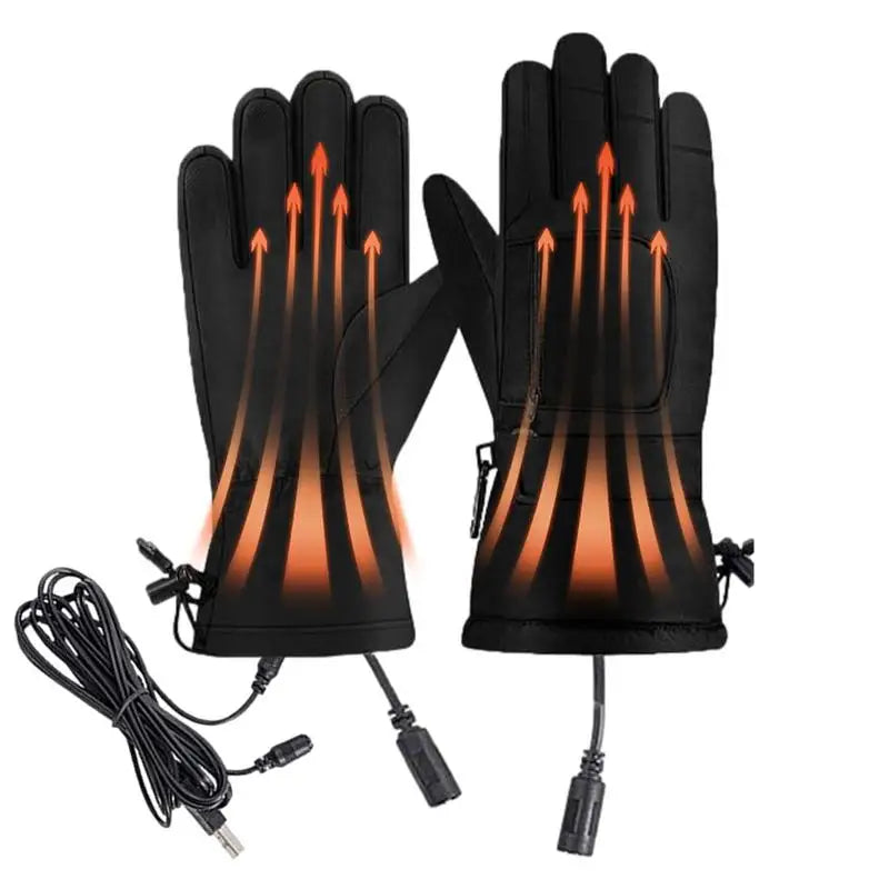 Winter Outdoor Heating Cycling Gloves