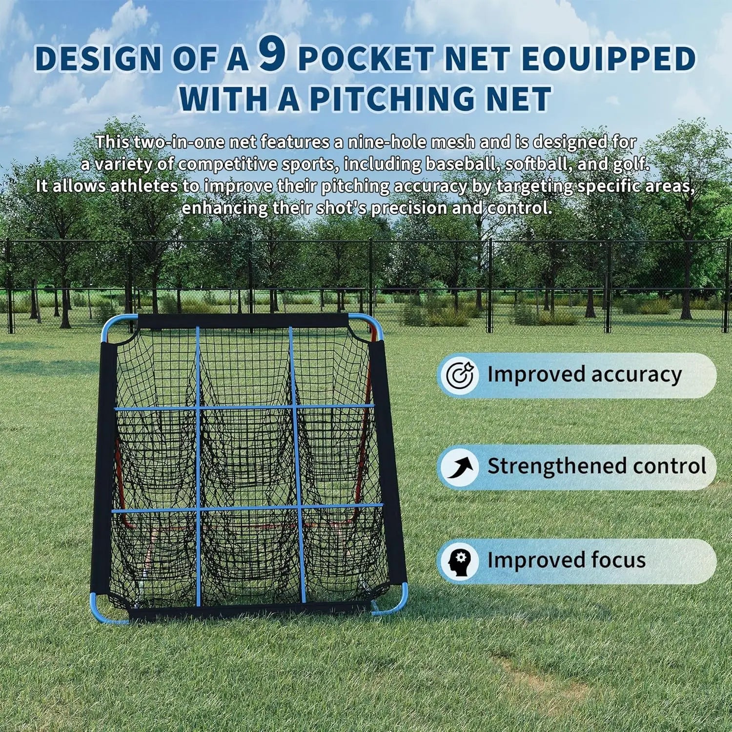 Baseball Rebounder Net